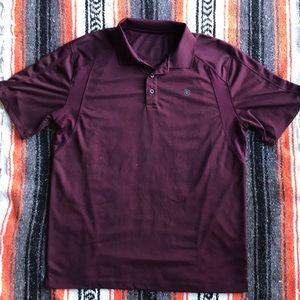 Ariat Maroon Golf Polo